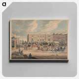 アートパネル-Coaching: The Elephant and Castle on the Brighton Road
 - イェール大学アートギャラリー Canvas.