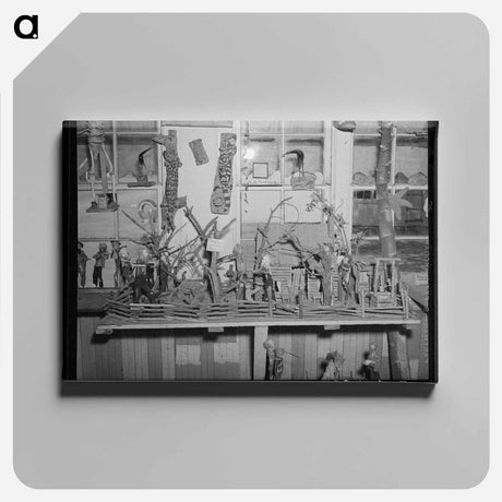 アートパネル-Tenant Farmer's Living Room
 - ラッセル リー Canvas.