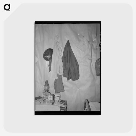 アートポストカード-Tenant Farmer's Living Room
 - ラッセル リー Postcard.