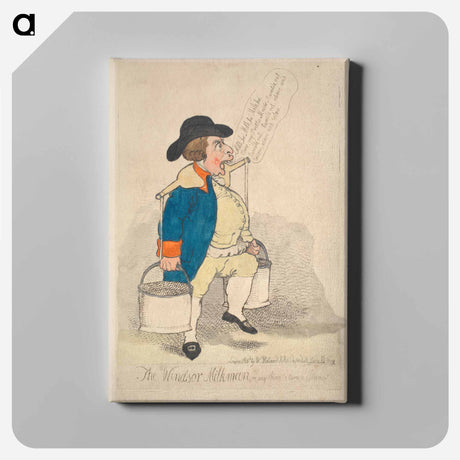 アートパネル-The Windsor Milkman or, Anything to turn a Penny
 - イェール大学アートギャラリー Canvas.