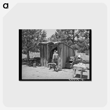 アートポストカード-Moving Day, Pie Town
 - ラッセル リー Postcard.