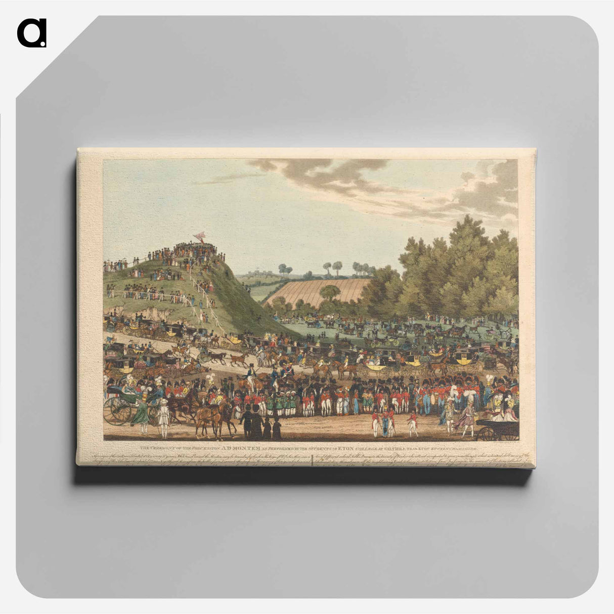 アートパネル-The Ceremony of the Procession ad Montem
 - イェール大学アートギャラリー Canvas.