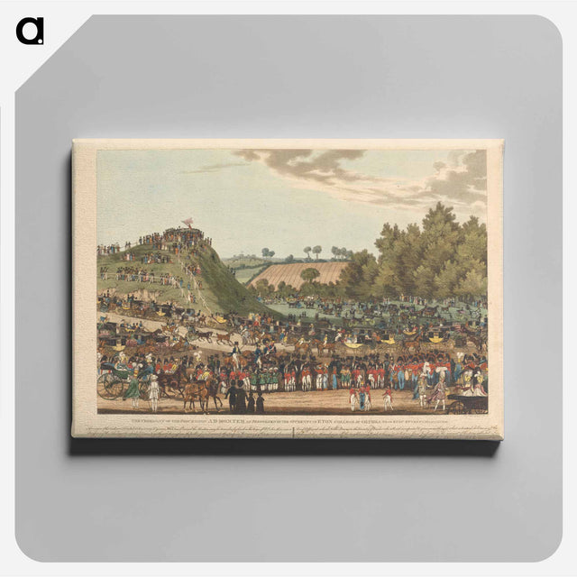 アートパネル-The Ceremony of the Procession ad Montem
 - イェール大学アートギャラリー Canvas.