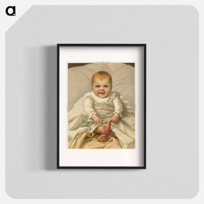 アートポスター-Baby Seated
 - ボストン公共図書館 Poster.