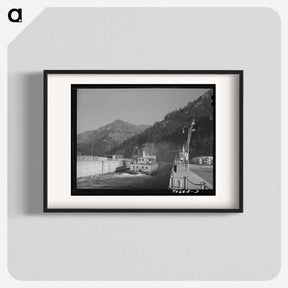 アートポスター-Bonneville Dam Navigation
 - ラッセル リー Poster.