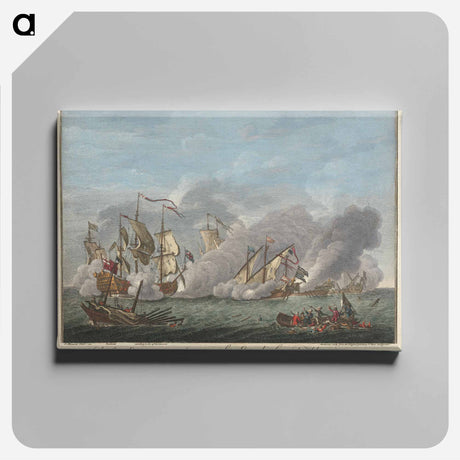 アートパネル-A Sea Engagement between the English and Algerines
 - イェール大学アートギャラリー Canvas.
