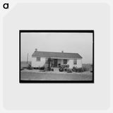 アートポストカード-Lake Dick Farm Home
 - ラッセル リー Postcard.