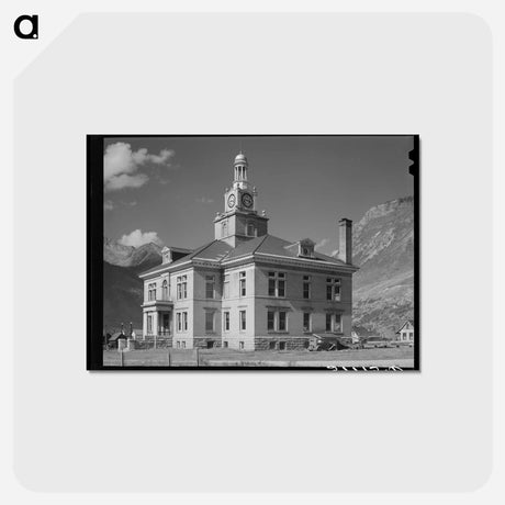 アートポストカード-Courthouse. Silverton, Colorado
 - ラッセル リー Postcard.