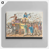 アートパネル-The Popular Candidate Surrounded by his Friends
 - イェール大学アートギャラリー Canvas.