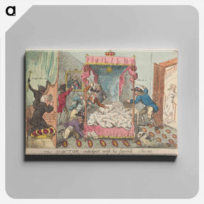 アートパネル-The Doctor Indulged with his Favorite Scene
 - イェール大学アートギャラリー Canvas.