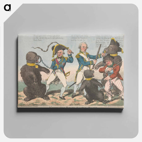 アートパネル-Northern Bears Taught to Dance
 - イェール大学アートギャラリー Canvas.