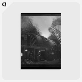 アートポストカード-Anaconda Copper Converter
 - ラッセル リー Postcard.
