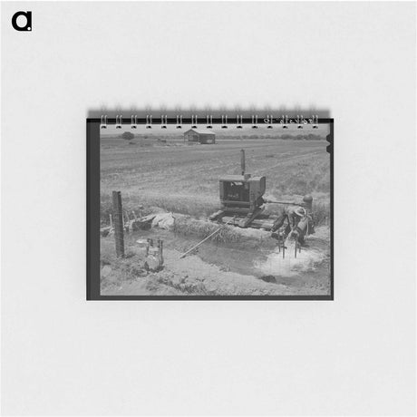 アートメモ帳-Homestead Burros
 - ラッセル リー Memo.