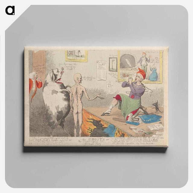 アートパネル-The Ghost's, or the Taylor Befrited &c. &c. A German Story
 - イェール大学アートギャラリー Canvas.