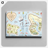 アートパネル-Tangerina and Wild Island
 - ボストン公共図書館 Canvas.