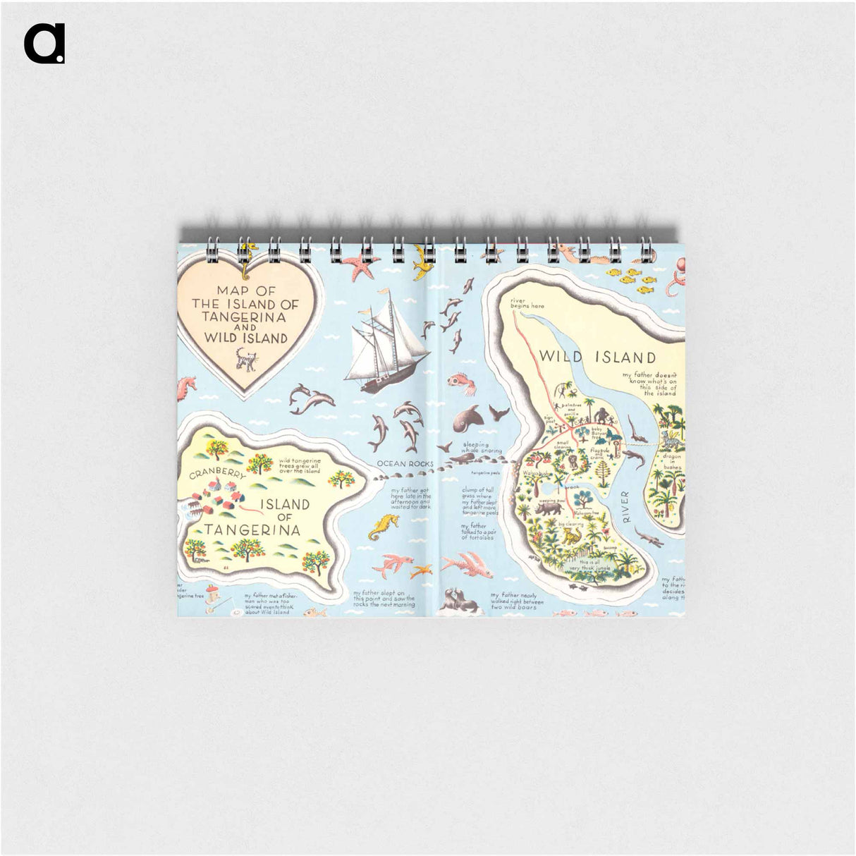 アートメモ帳-Tangerina and Wild Island
 - ボストン公共図書館 Memo.