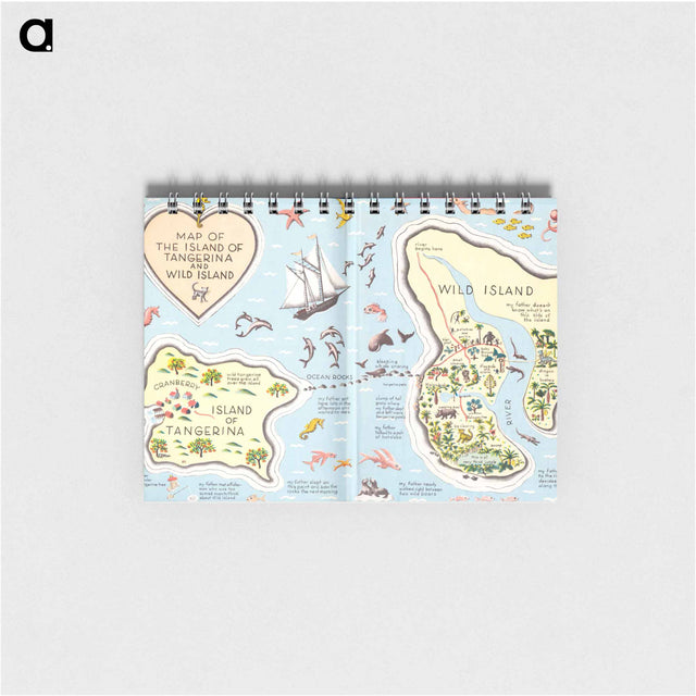 アートメモ帳-Tangerina and Wild Island
 - ボストン公共図書館 Memo.