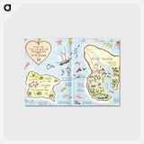 アートポストカード-Tangerina and Wild Island
 - ボストン公共図書館 Postcard.