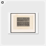 アートポストカード-Javelin Thrower
 - エドワード マイブリッジ Postcard.