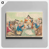 アートパネル-The Dutch in an Uproar or the Batavian Republic Crying for Winter
 - イェール大学アートギャラリー Canvas.