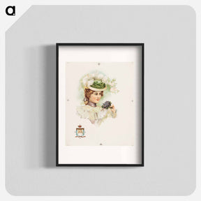アートポスター-Woman with Posy
 - ボストン公共図書館 Poster.
