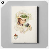 アートパネル-Woman with Posy
 - ボストン公共図書館 Canvas.