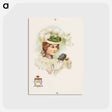 アートポストカード-Woman with Posy
 - ボストン公共図書館 Postcard.