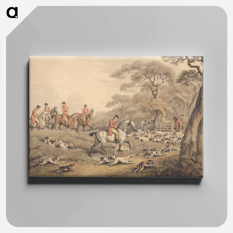 アートパネル-Foxhunting: Going to Cover
 - イェール大学アートギャラリー Canvas.