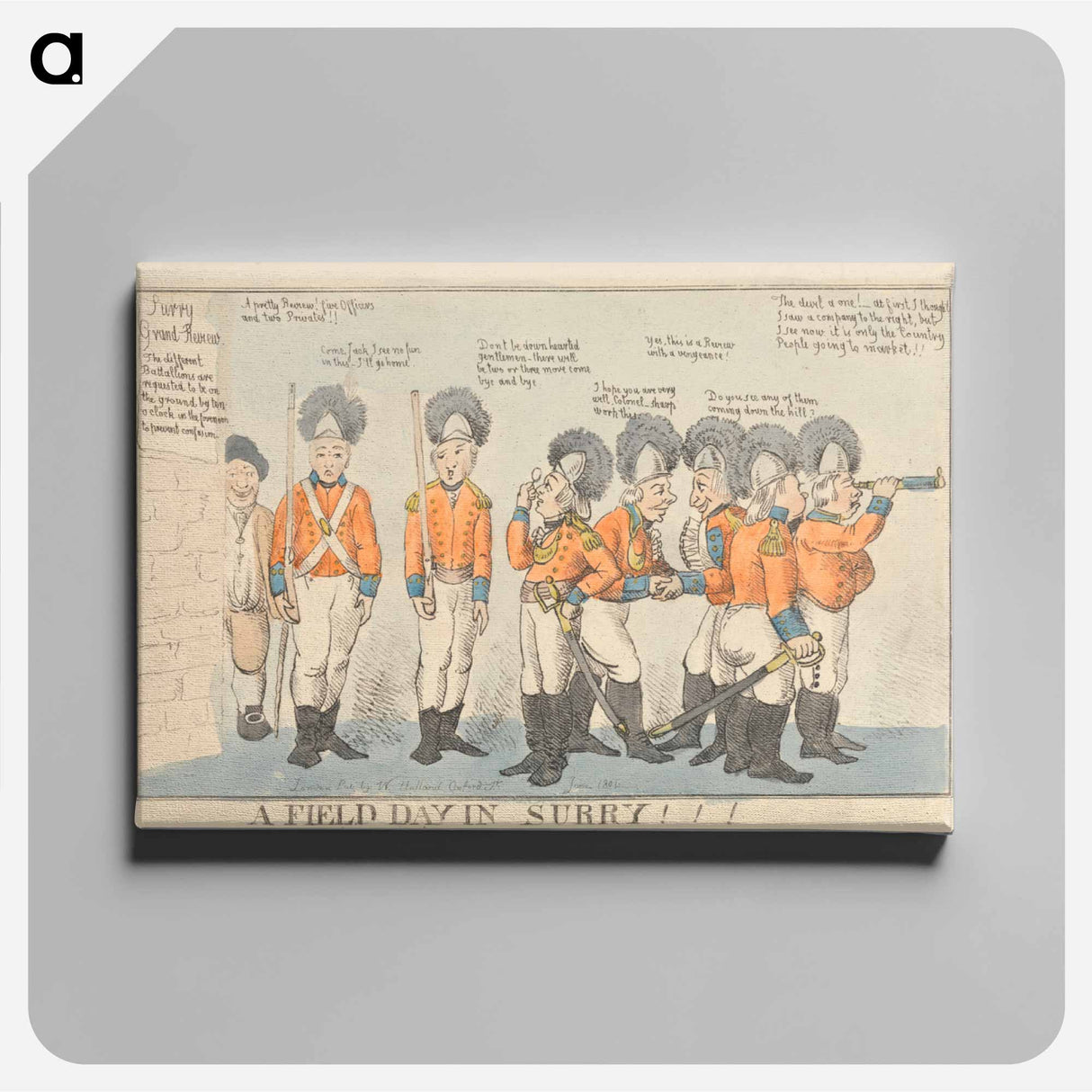 アートパネル-A Field Day in Surry!!!
 - イェール大学アートギャラリー Canvas.