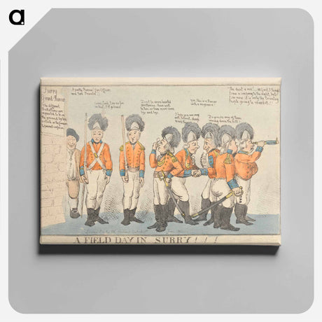 アートパネル-A Field Day in Surry!!!
 - イェール大学アートギャラリー Canvas.