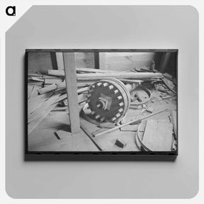 アートパネル-Choker Loop on Log
 - ラッセル リー Canvas.
