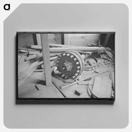 アートパネル-Choker Loop on Log
 - ラッセル リー Canvas.