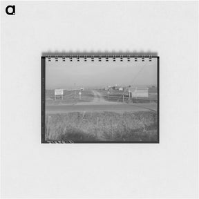 アートメモ帳-Entrance to Nyssa Farm family labor camp - ドロテア ラング Memo.