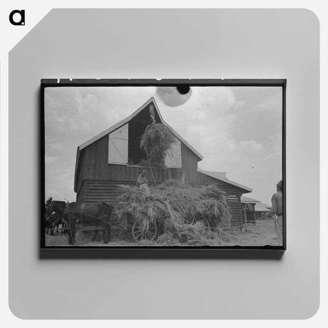 アートパネル-Hop Pickers' Tents
 - ラッセル リー Canvas.