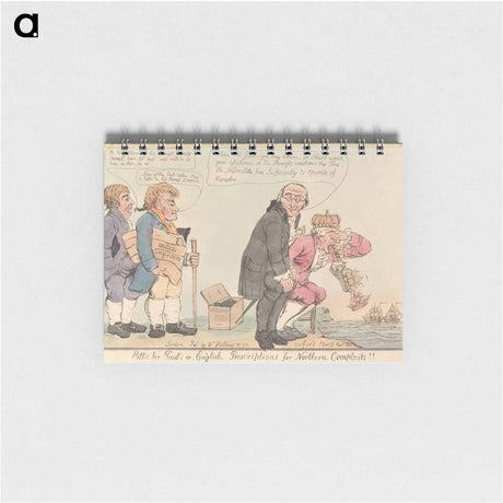 アートメモ帳-Pills for Paul; Or, English Prescriptions for Northern Complaints
 - イェール大学アートギャラリー Memo.