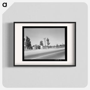 アートポスター-Between Tulare and Fresno, California - ドロテア ラング Poster.