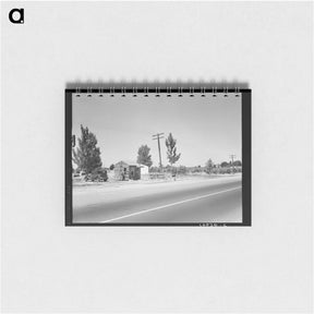 アートメモ帳-Between Tulare and Fresno, California - ドロテア ラング Memo.