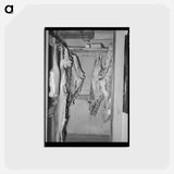 アートポストカード-Casa Grande Valley Farms Meat Locker
 - ラッセル リー Postcard.