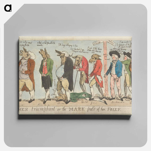 アートパネル-The Freemen Triumphant or the Mare Foald or Here Folly
 - イェール大学アートギャラリー Canvas.