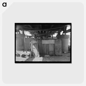 アートポストカード-Children Under the Bridge
 - ラッセル リー Postcard.