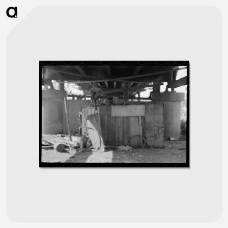 アートポストカード-Children Under the Bridge
 - ラッセル リー Postcard.