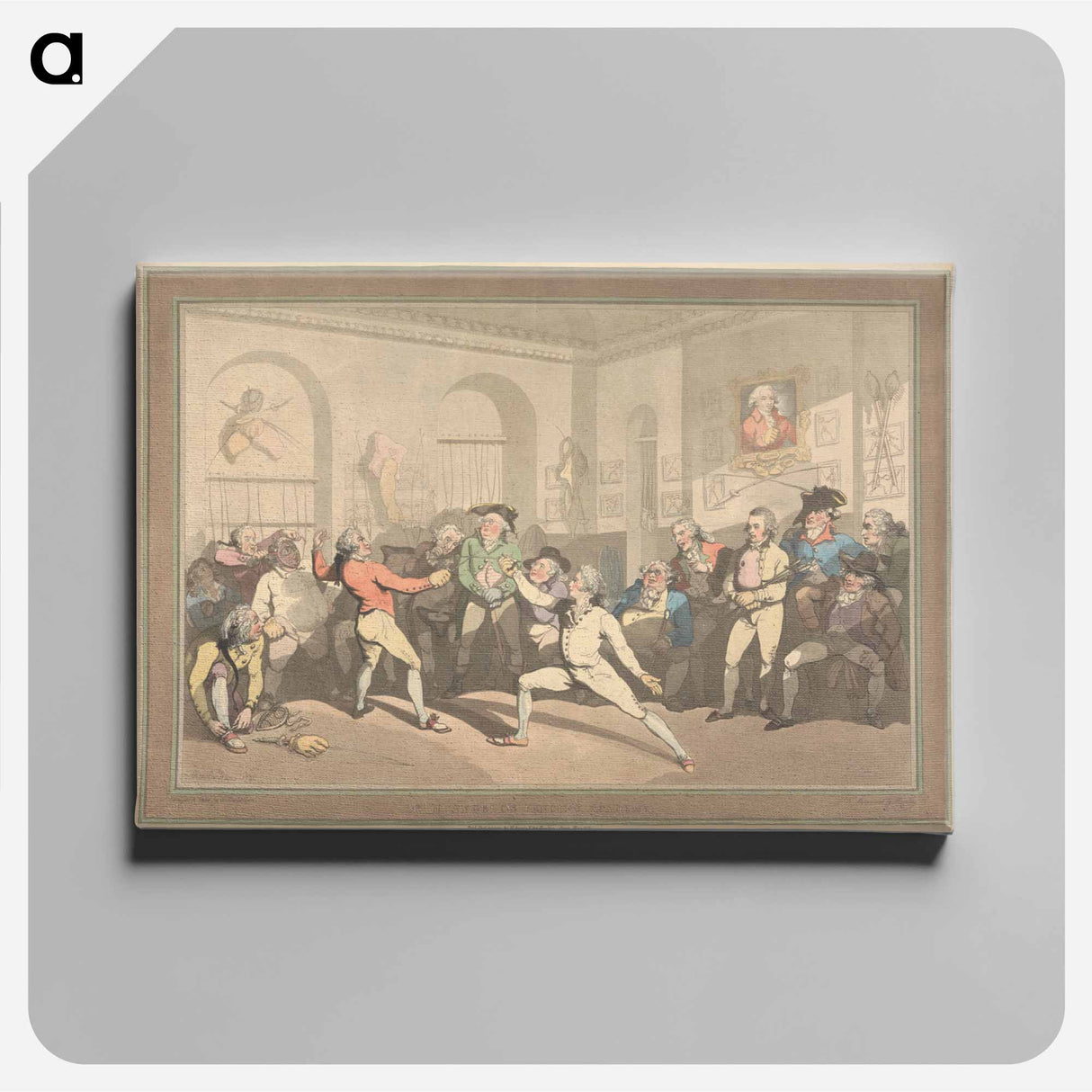 アートパネル-Mr. H. Angelo's Fencing Academy
 - イェール大学アートギャラリー Canvas.