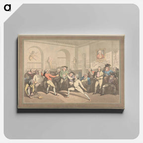 アートパネル-Mr. H. Angelo's Fencing Academy
 - イェール大学アートギャラリー Canvas.