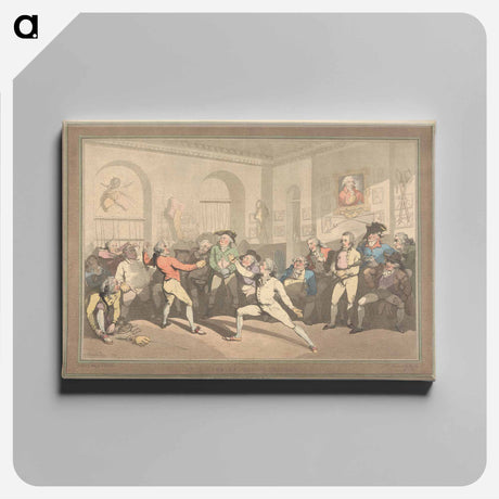 アートパネル-Mr. H. Angelo's Fencing Academy
 - イェール大学アートギャラリー Canvas.