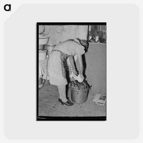 アートポストカード-Canned Fruit
 - ラッセル リー Postcard.