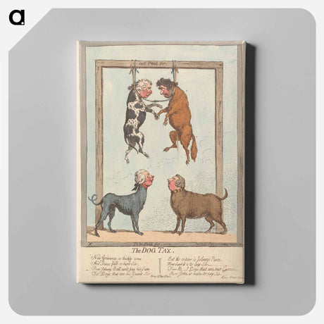 アートパネル-To Be Paid For - The Dog Tax
 - イェール大学アートギャラリー Canvas.