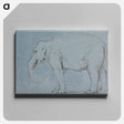 アートパネル-An Elephant
 - イェール大学アートギャラリー Canvas.