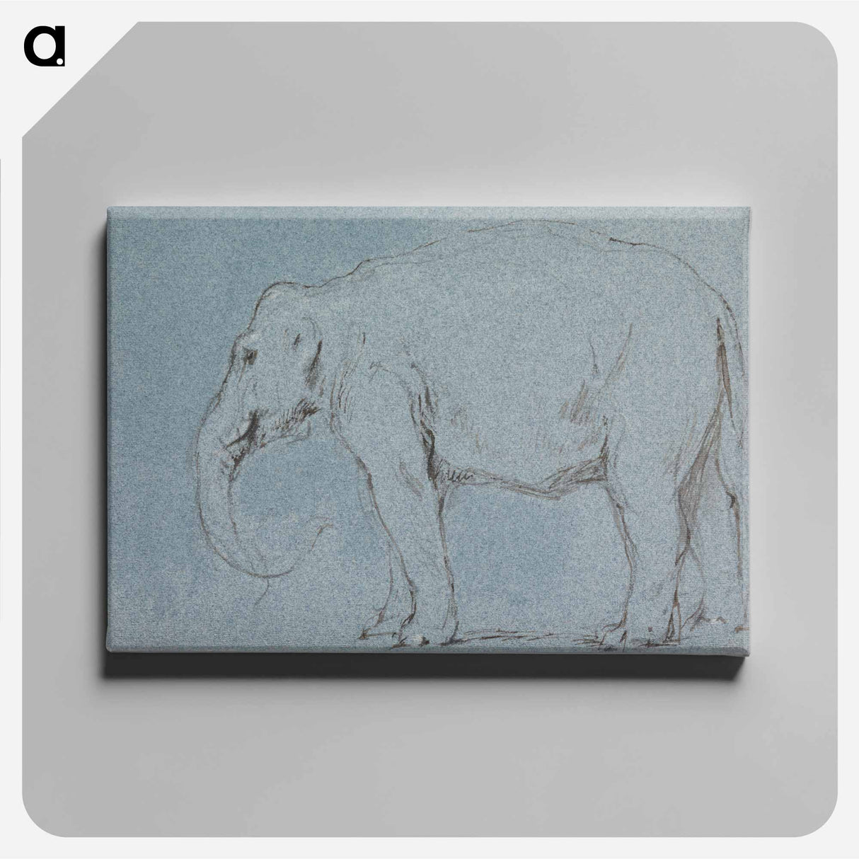 アートパネル-An Elephant
 - イェール大学アートギャラリー Canvas.