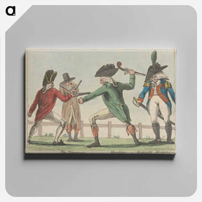 アートパネル-The Tipperary Duellists or Margate Heroes
 - イェール大学アートギャラリー Canvas.