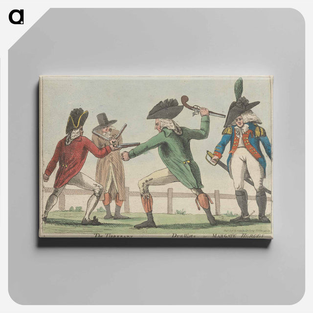 アートパネル-The Tipperary Duellists or Margate Heroes
 - イェール大学アートギャラリー Canvas.